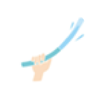 正常な弁に使用するカテーテルのイメージ